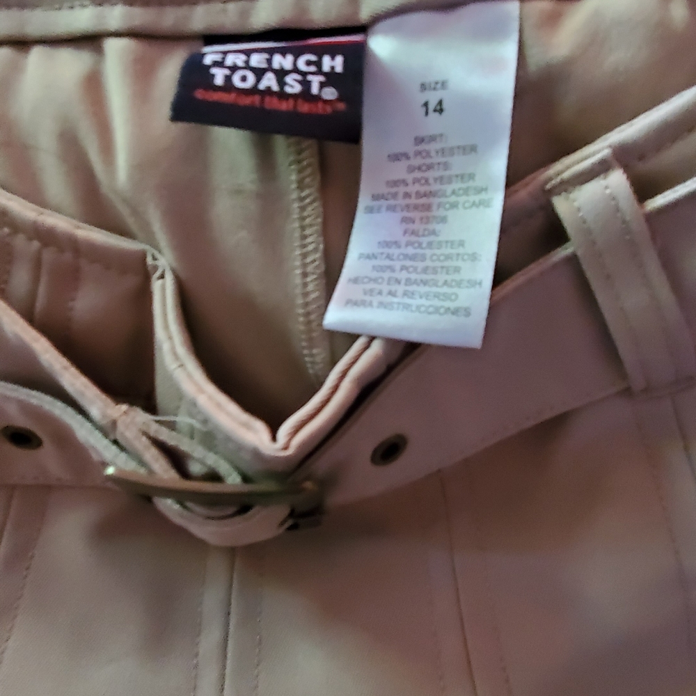 Frencj toast size 14 Short school uniform
